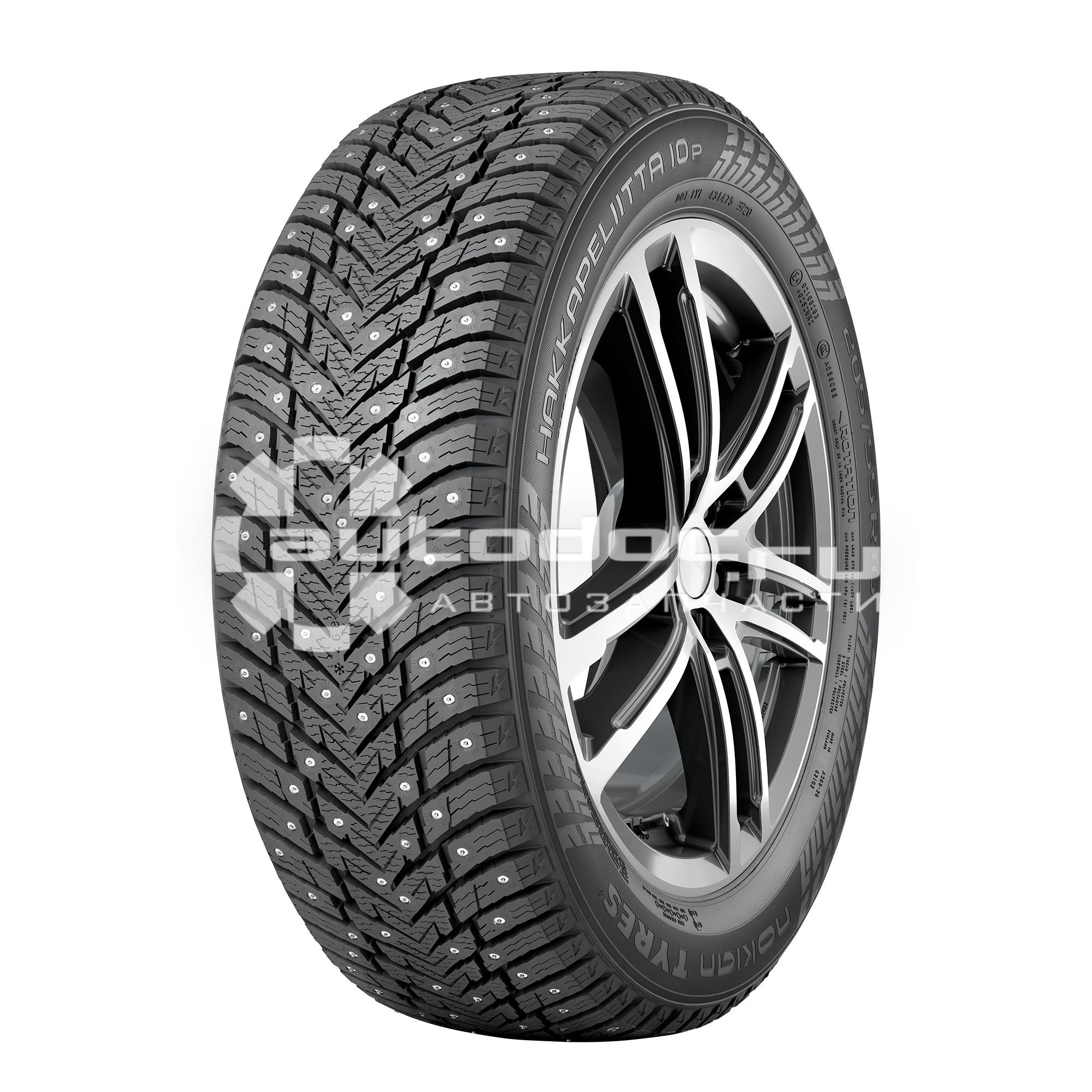 Купить зимние шипованные шины NOKIAN TS32634 185 | 65 R15 92T Hakkapeliitta  10 P в интернет-магазине Autodoc.ru, большой ассортимент зимних шипованных  шин NOKIAN, отличный каталог подбора мото и авто резины.