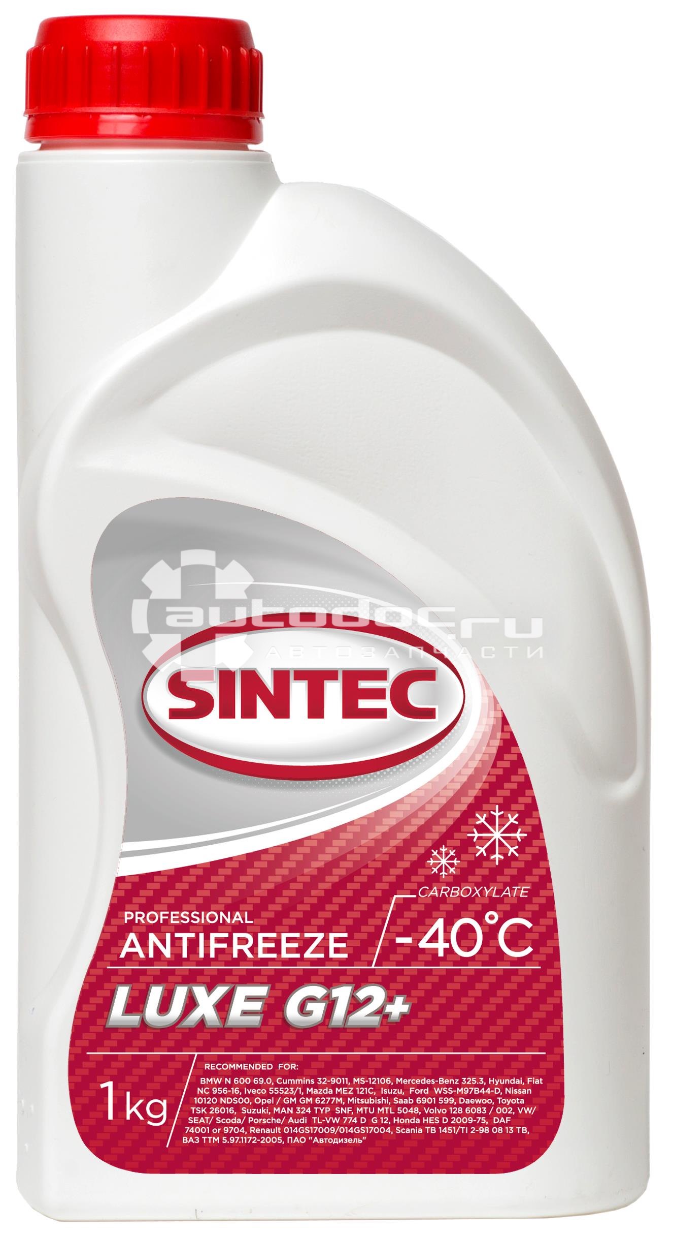 Антифриз SINTEC 613500: фото, цена, описание, применимость. Купить в  интернет-магазине Автодок