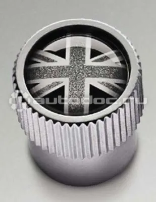 JAGUAR Комплект колпачков ниппелей Valve Stem Marcue Caps, Black Jack Logo