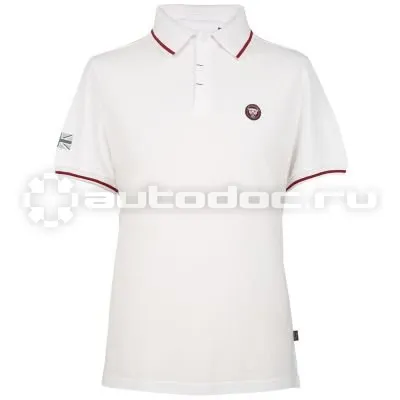 LAND ROVER | JAGUAR Мужская рубашка-поло Jaguar Mens Growler Graphics Polo Shirt, White