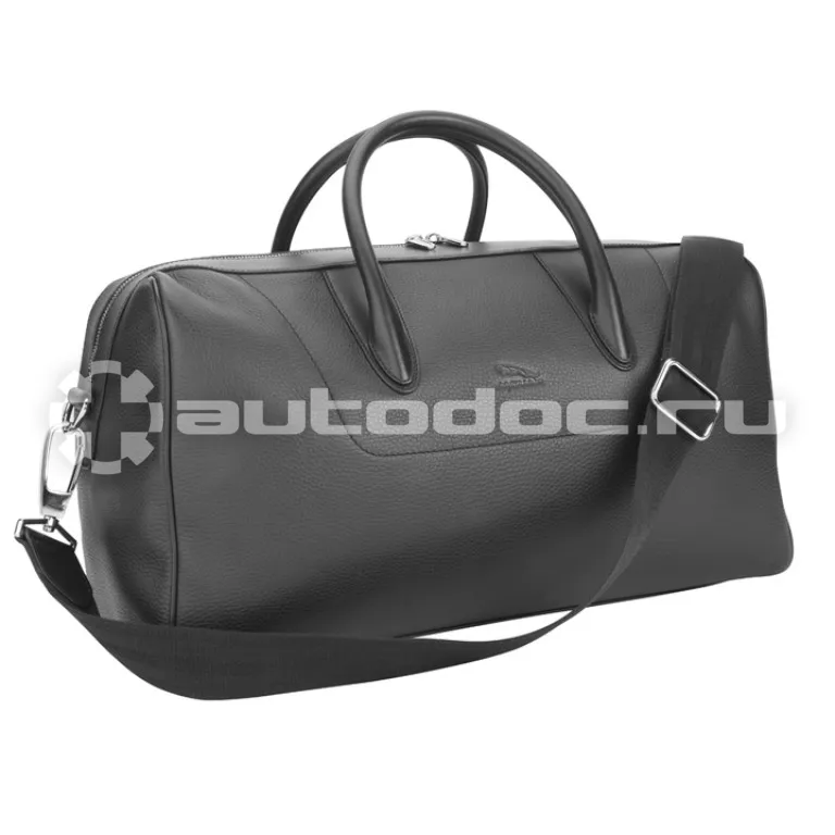 JAGUAR Кожаная дорожная сумка Classic Weekend Bag - Black