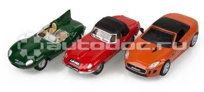 JAGUAR Набор моделей спортивных D-E-F-Type Set