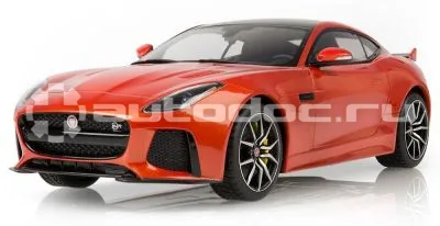 LAND ROVER | JAGUAR Модель автомобиля Jaguar F-Type SVR Coupe, Scale 1:18, Firesand