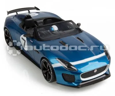 LAND ROVER | JAGUAR Модель автомобиля Jaguar Project 7 Concept Car, Scale 1:18, Ecurie Blue
