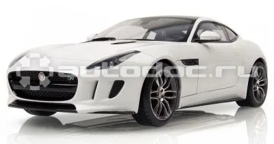 LAND ROVER | JAGUAR Модель автомобиля Jaguar F-Type Coupe, Scale 1:18, Polaris White