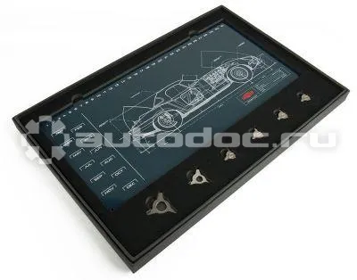 JAGUAR Магнитная доска-календарь Heritage E-Type Magnetic Calendar