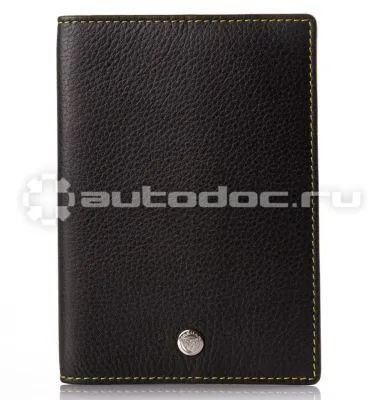 JAGUAR Кожаная обложка для паспорта Ultimate Passport Holder, Black