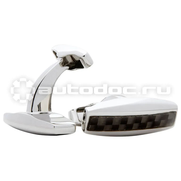 JAGUAR Запонки Carbon Fibre Cufflinks Black
