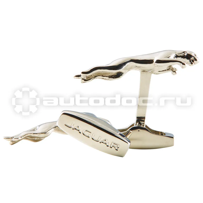 JAGUAR Посеребренные запонки Leaper Cufflinks, Silver Plated