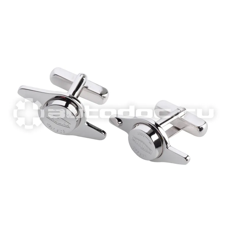 JAGUAR Запонки Heritage Wheel Spinner Cufflinks - Rhodium