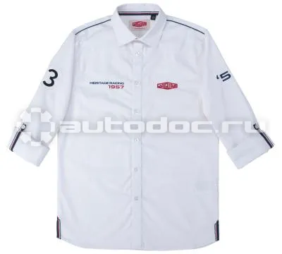 JAGUAR Мужская рубашка Mens Heritage 57 Paddock Shirt - White