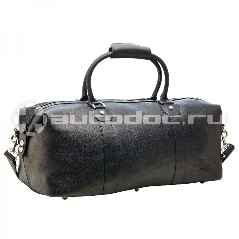 JAGUAR Кожаная дорожная сумка Classic Weekend Holdall - Black