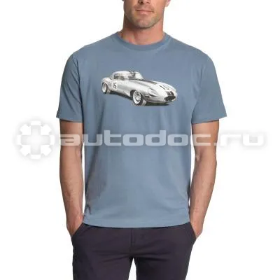 JAGUAR Мужская футболка Mens Racing E-Type T-Shirt Blue