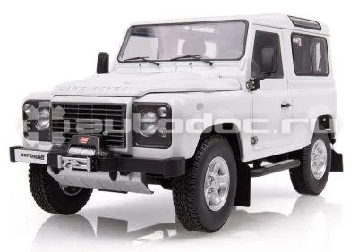 LAND ROVER | JAGUAR Модель автомобиля Land Rover Defender 90, Scale 1:18, White