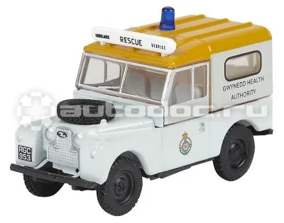 LAND ROVER Модель автомобиля Series 1 Gwynedd Health WT, Scale 1:76, White