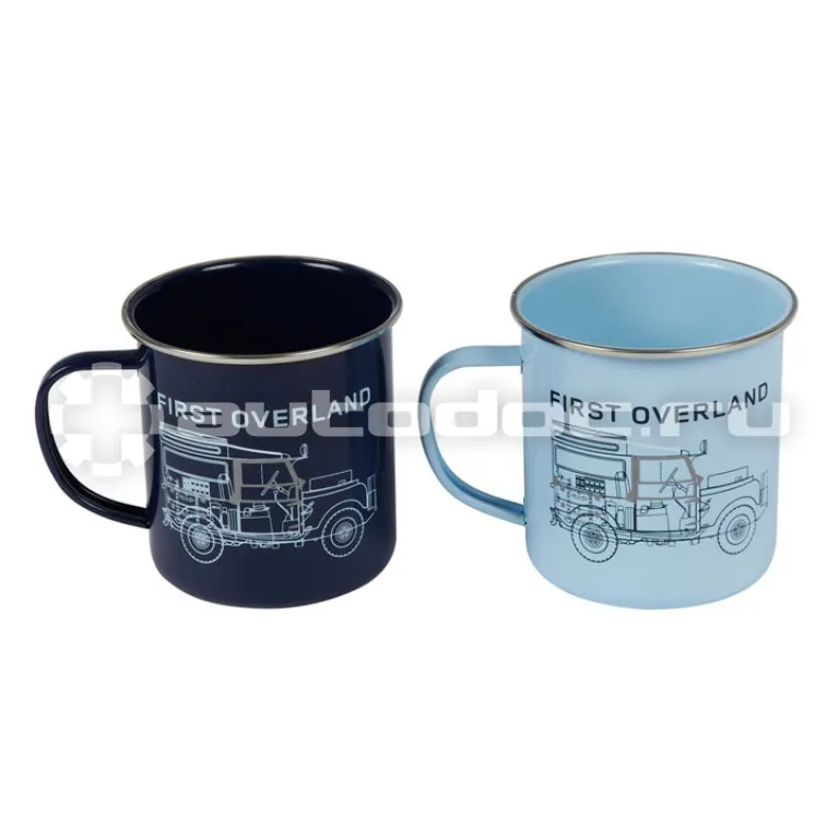 LAND ROVER Набор кружек  Heritage Enamel Mugs