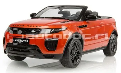 LAND ROVER | JAGUAR Модель автомобиля Range Rover Evoque 3 Door Convertible, Scale 1:18, Phoenix Orange