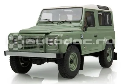 LAND ROVER | JAGUAR Модель автомобиля Land Rover Defender Final Edition, Scale 1:18, Grasmere Green