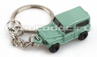 LAND ROVER Стальной брелок Defender Keyring, Green