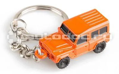 LAND ROVER Стальной брелок Defender Keyring, Orange