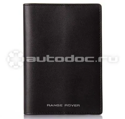 LAND ROVER Кожаная обложка для паспорта Range Rover Leather Passport Holder, Black