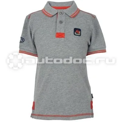 LAND ROVER | JAGUAR Рубашка-поло для мальчиков Boys Polo Shirt, Grey Marl