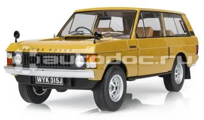LAND ROVER | JAGUAR Модель автомобиля Range Rover Classic, Scale 1:18, Bahama Gold