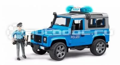 LAND ROVER | JAGUAR Полицейский автомобиль Land Rover Defender Police Vehicle, Blue | Silver