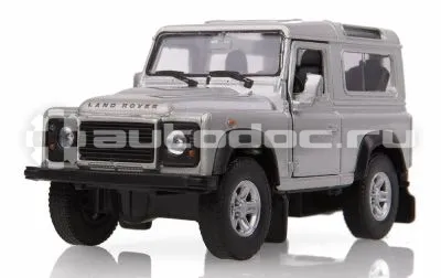 LAND ROVER | JAGUAR Инерционная модель Land Rover Defender Pullback, Scale 1:38, Silver
