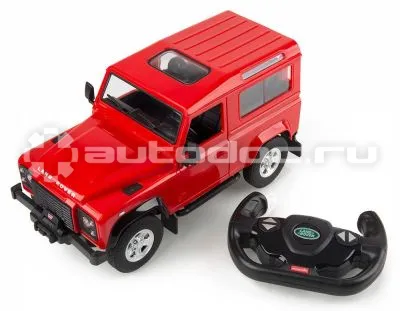 LAND ROVER | JAGUAR Радиоуправляемая модель Land Rover Defender Remote Control, 1:14 scale, Red