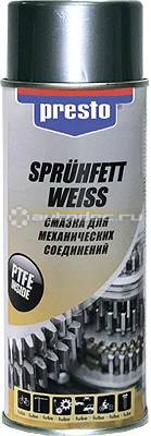 PRESTO SPRUHFETT-WEISS Смазка для механических соединений