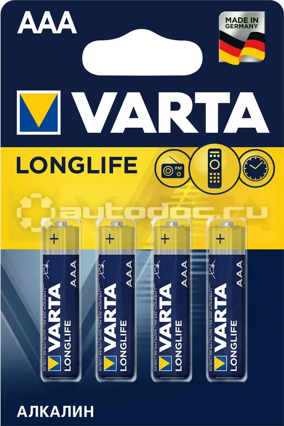 VARTA Батарейки LONGLIFE AAA