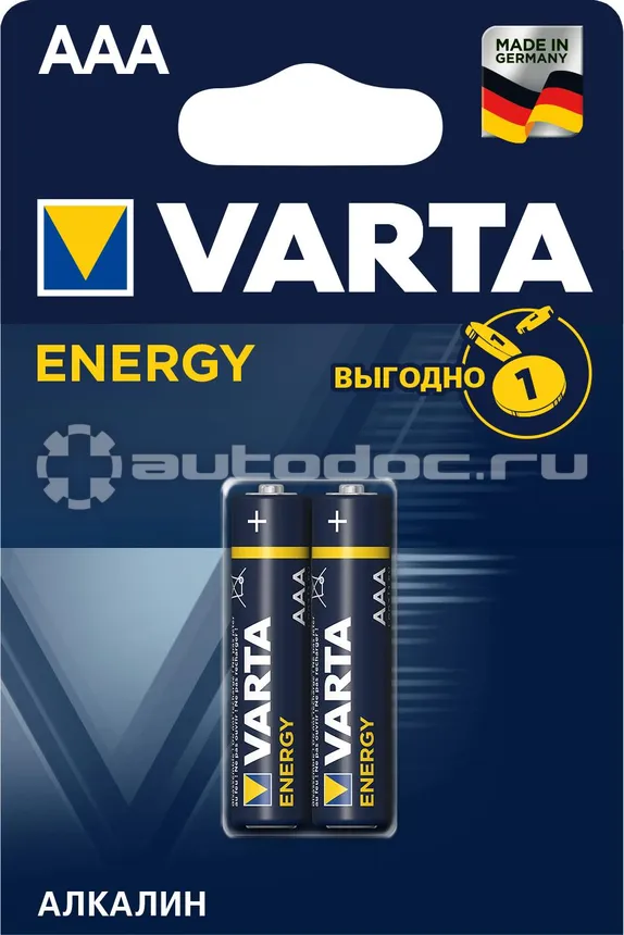 VARTA Батарейки ENERGY AAА LR03