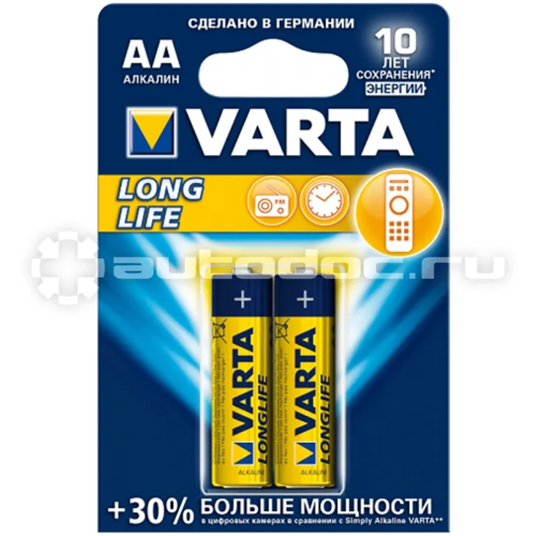 VARTA Батарейки LONGLIFE