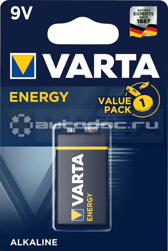 VARTA Батарейка ENERGY 9V