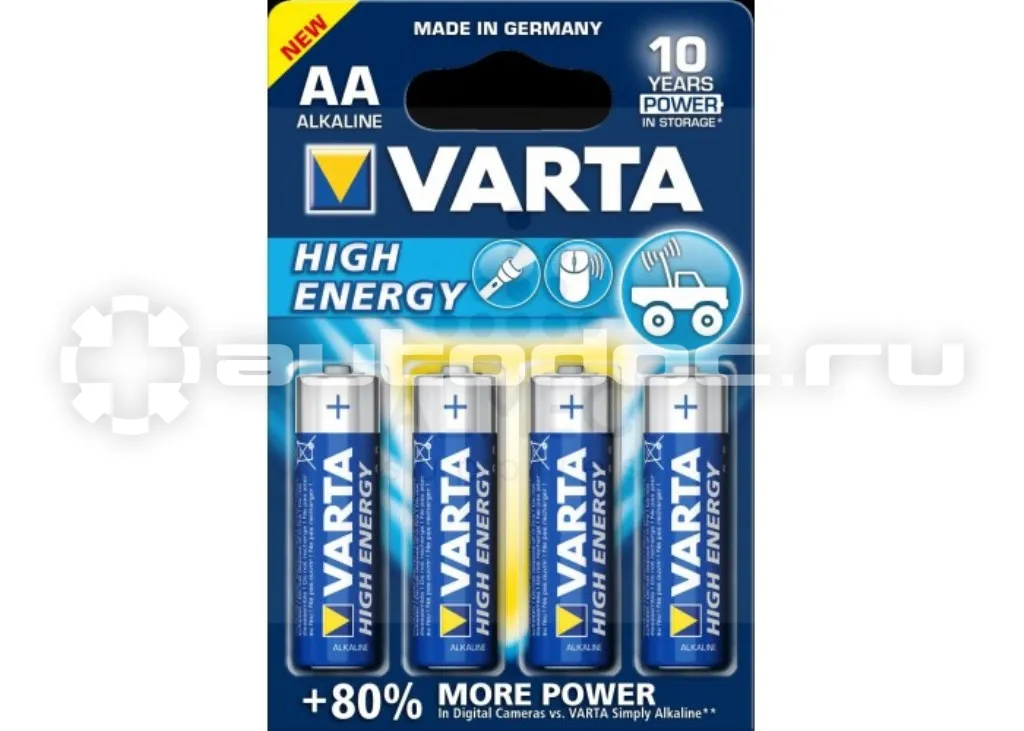 VARTA Батарейки HIGH ENERGY