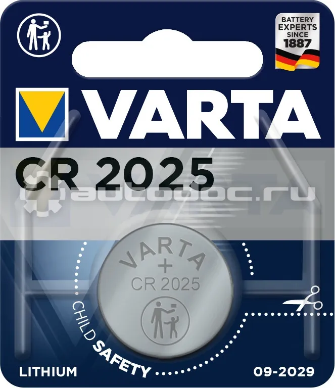 VARTA Батарейка ELECTRONICS CR 2025