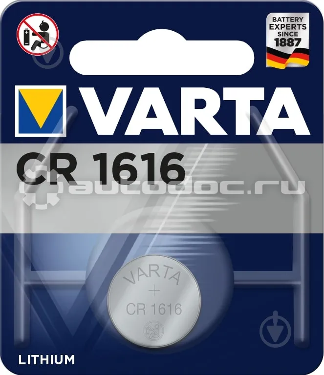 VARTA Батарейка LITHIUM CR1616 3V