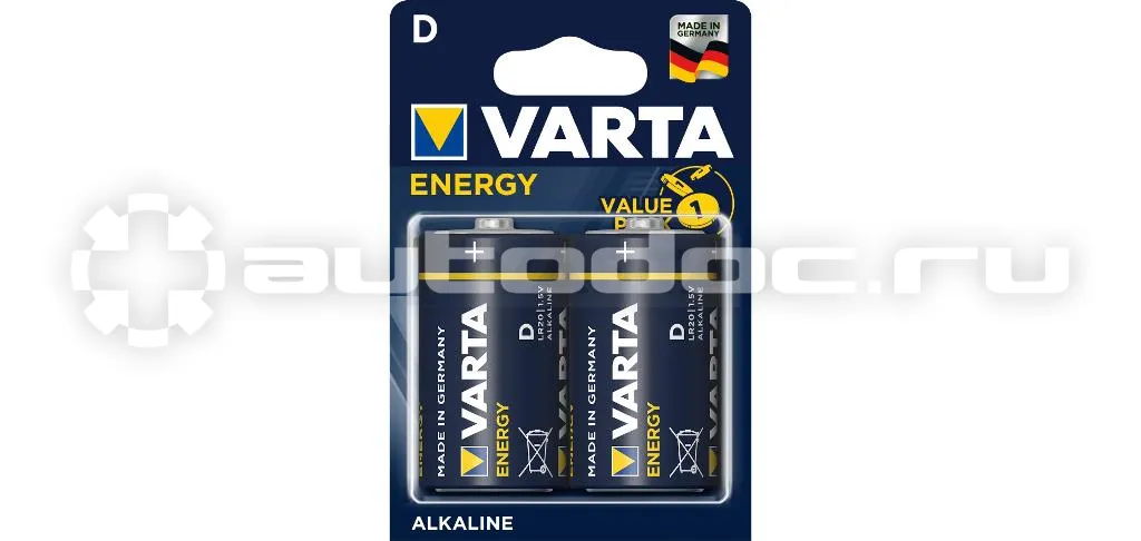 VARTA Батарейки ENERGY D