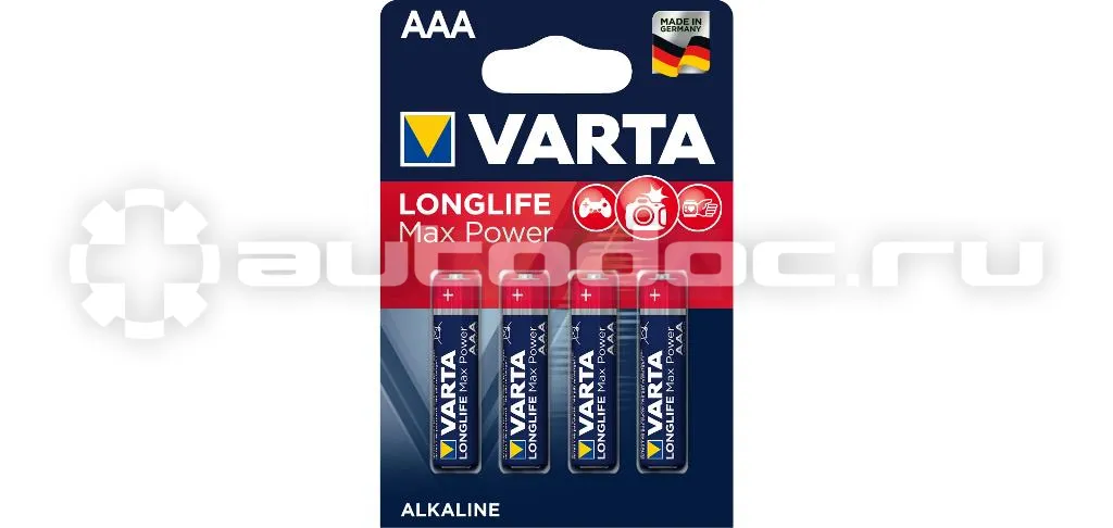 VARTA Батарейка LONGLIFE MAX P. AАA
