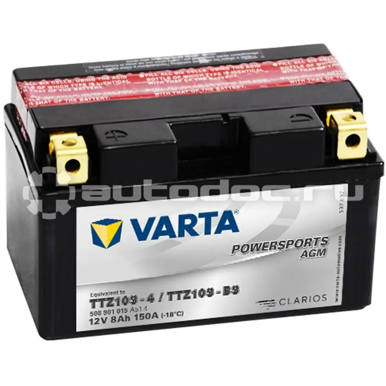 VARTA Аккумулятор moto AGM 8А | ч