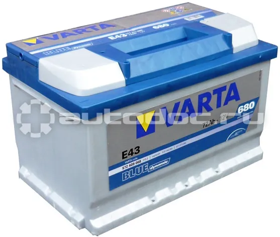 VARTA Аккумулятор Blue Dynamic 12в 72а | ч