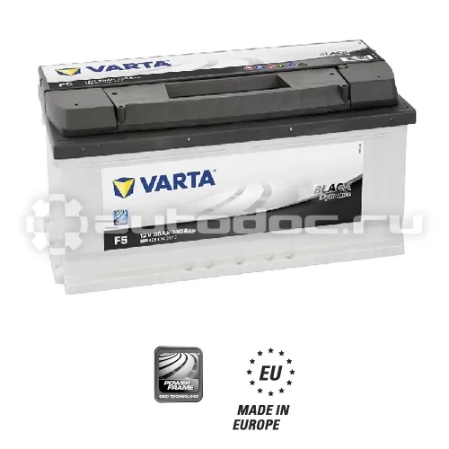 VARTA Аккумуляторная батарея 6СТ88з Black Dynamic F5