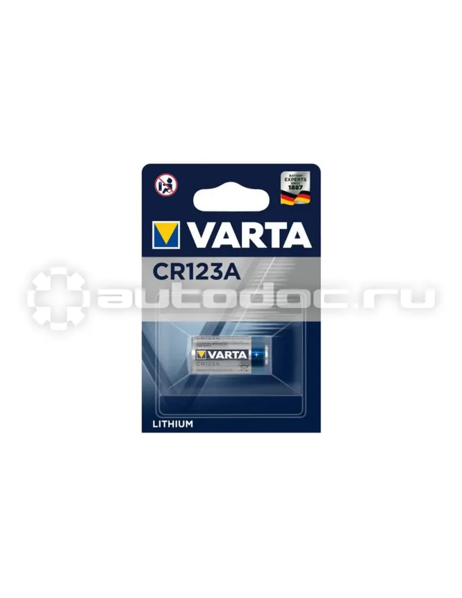 VARTA Батарейка PROFESSIONAL CR123A