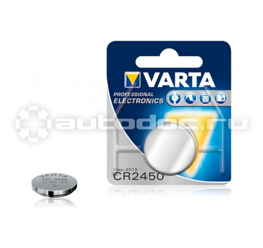 VARTA Батарейка LITHIUM CR2450 3V