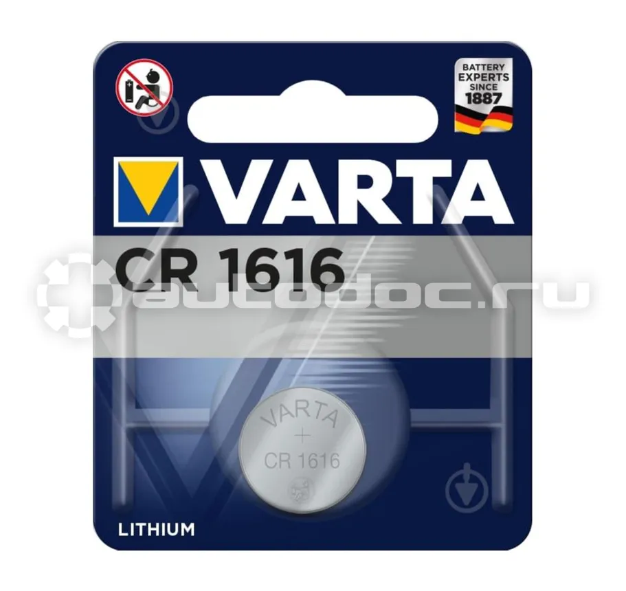 VARTA Батарейка LITHIUM CR1616 3V