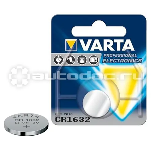 VARTA Батарейка литиевая LITHIUM тип CR1632 3V