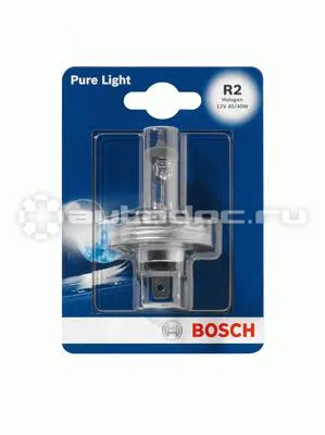 BOSCH Лампа галоген PURE LIGHT R2 (Блистер 1шт)