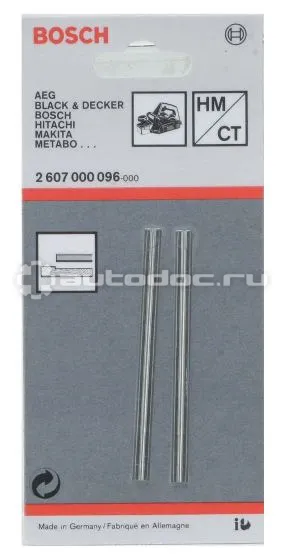 BOSCH 2607000096 Нож для рубанка
