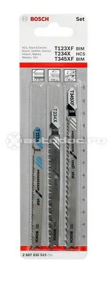 BOSCH 2607010515 Пилки для лобзика